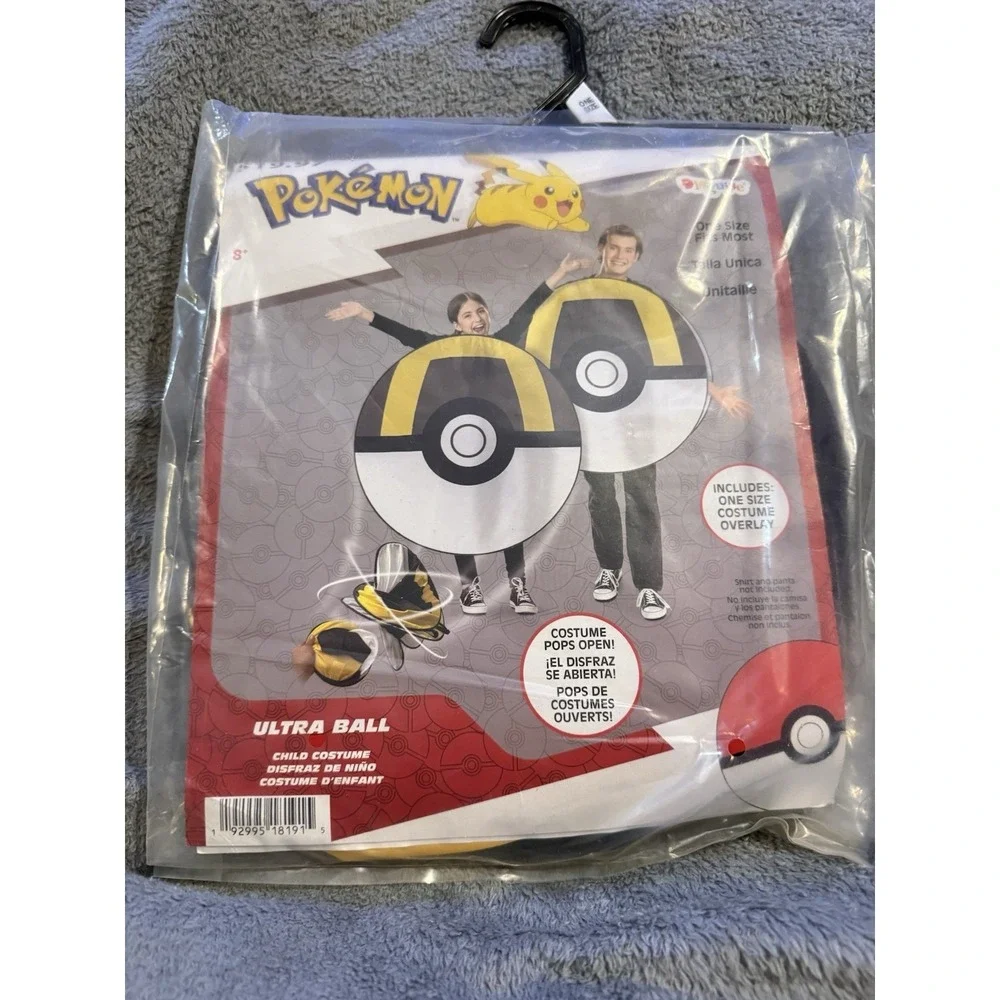 Adult Pokemon Ultra Ball Costume One Size Fits Most Age 14+ Cosplay‎ Halloween